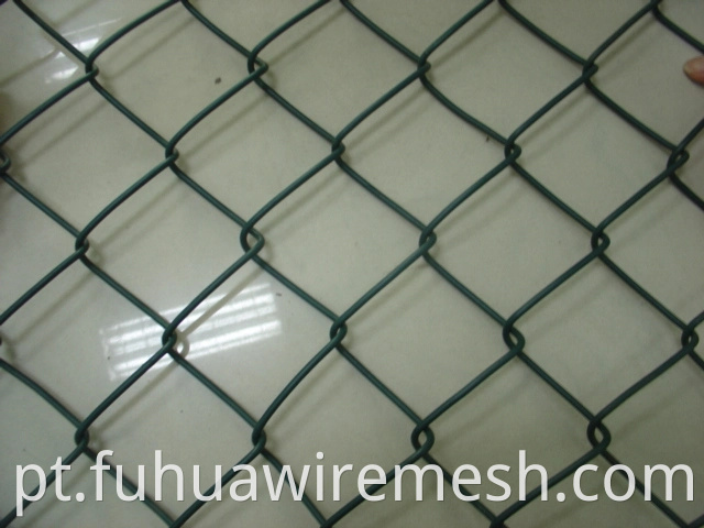 Galvanizada, PVC Coating Chain Link Wire Mesh Fence